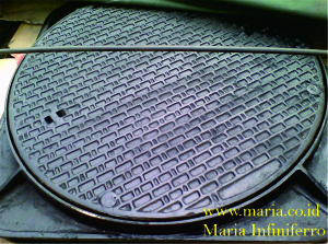 Manhole cover bulat diameter 800