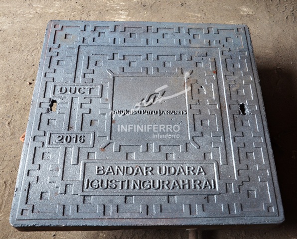 manhole cover cast iron bandara ngurah rai