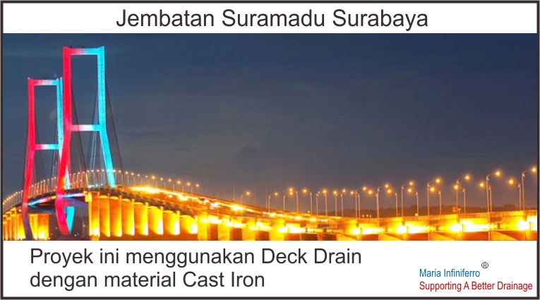 Deck drain Jembatan Suramadu