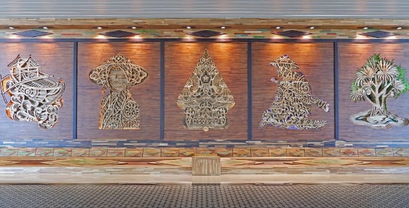 Artwork sindutan yogyakarta airport