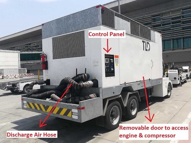 Aircraft Air Starting Unit - Airport Ground Support Equipment (GSE)