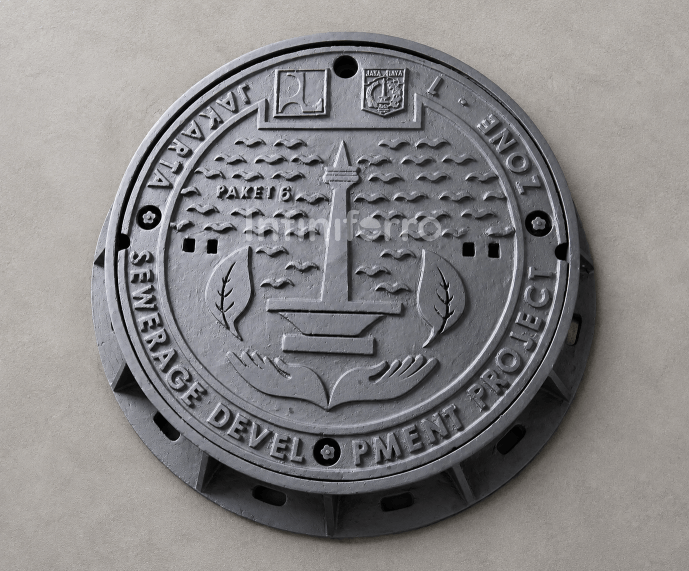 Manhole Cover untuk Proyek Jakarta Sewerage Development Project (JSDP)