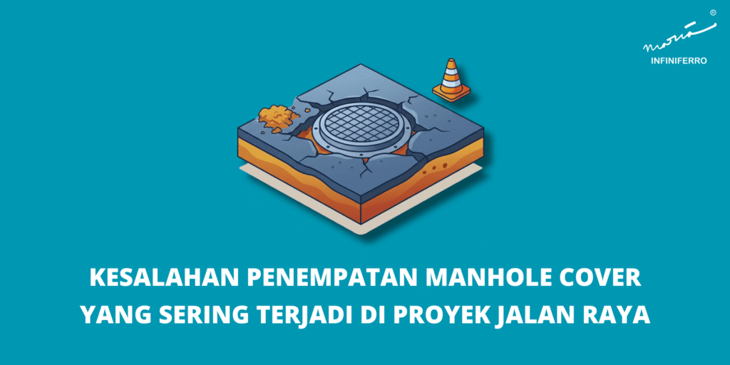 Kesalahan Penempatan Manhole Cover yang Sering Terjadi di Proyek Jalan Raya